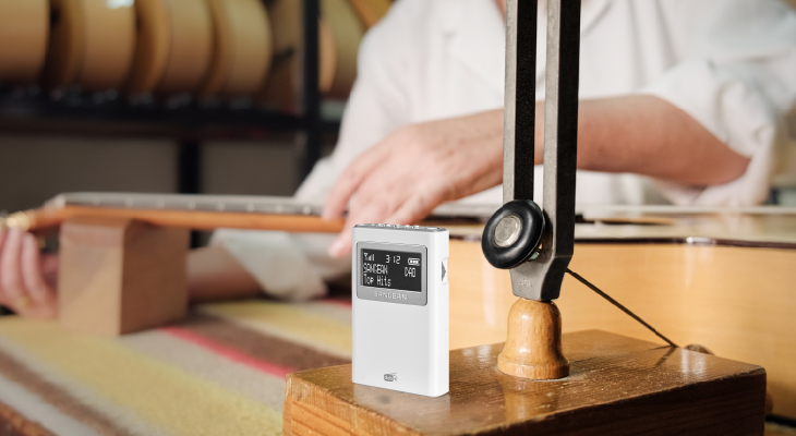 DPR35R RED DAB+ FM-RDS POCKET RADIO SANGEAN SANGEAN DPR35 RED