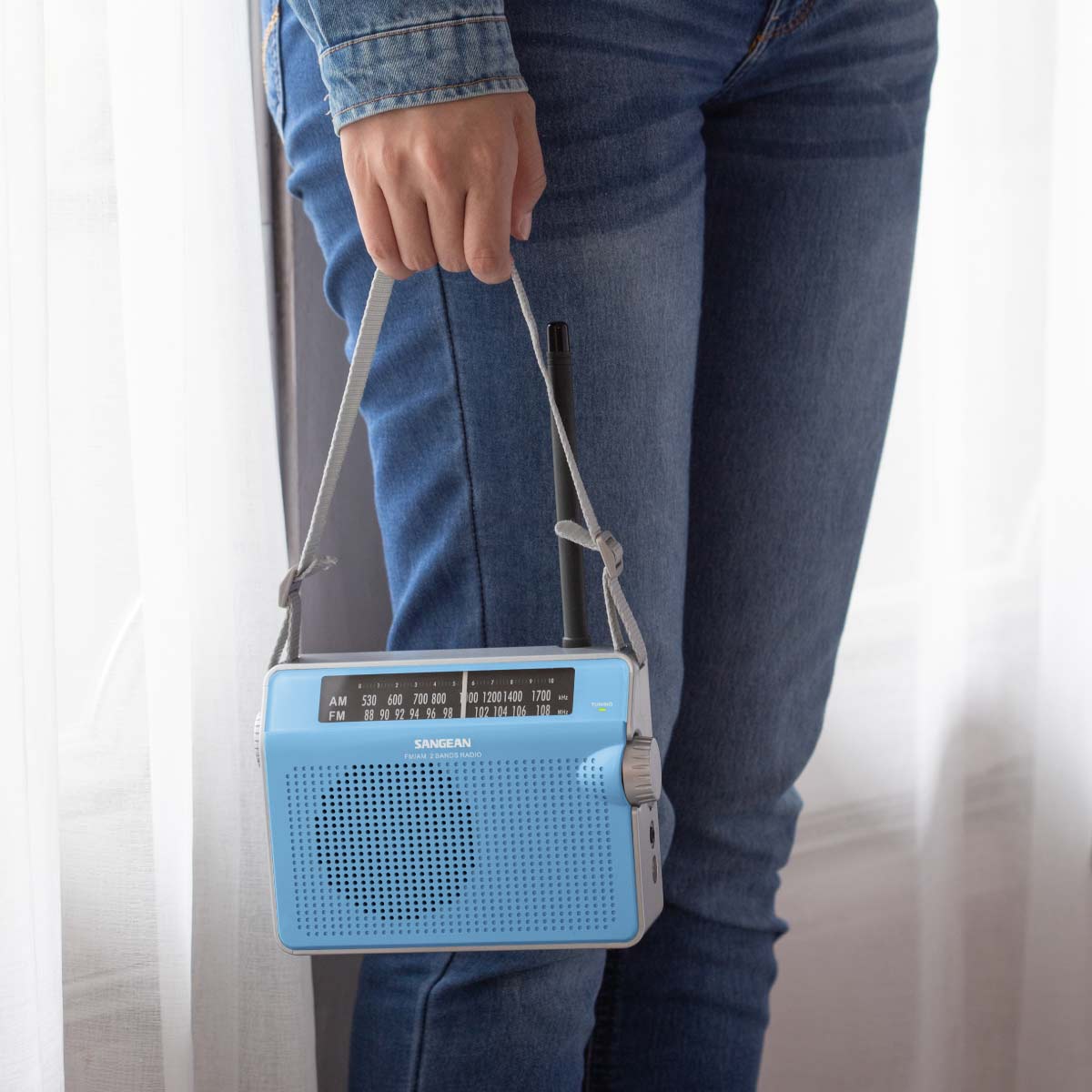 PR-D6 AM / FM Retro Strap Analog Radio│SANGEAN Electronics