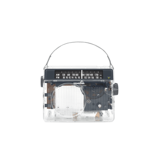 PR-D6 AM / FM Retro Strap Analog Radio│SANGEAN Electronics