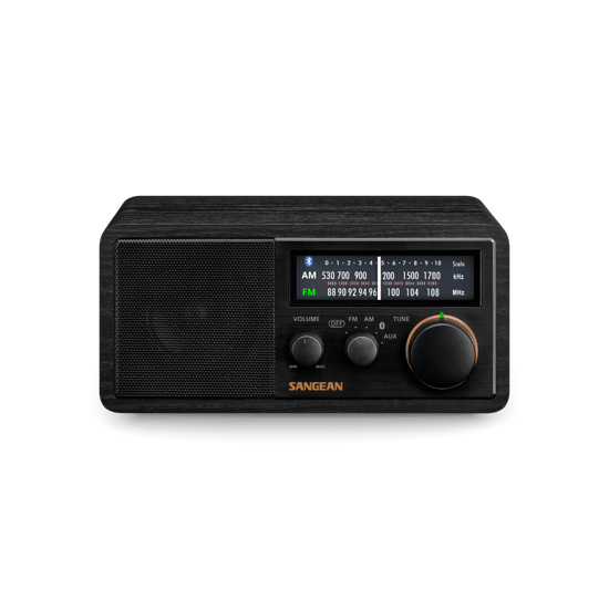 SG-118 AM/FM/AUX/BT Wooden Cabinet Radio│SANGEAN Electronics