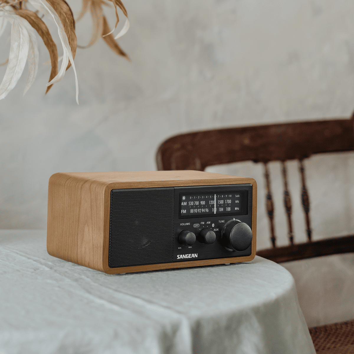 WR-11BT+ AM/FM/AUX/Wooden Cabinet Radio│SANGEAN Electronics