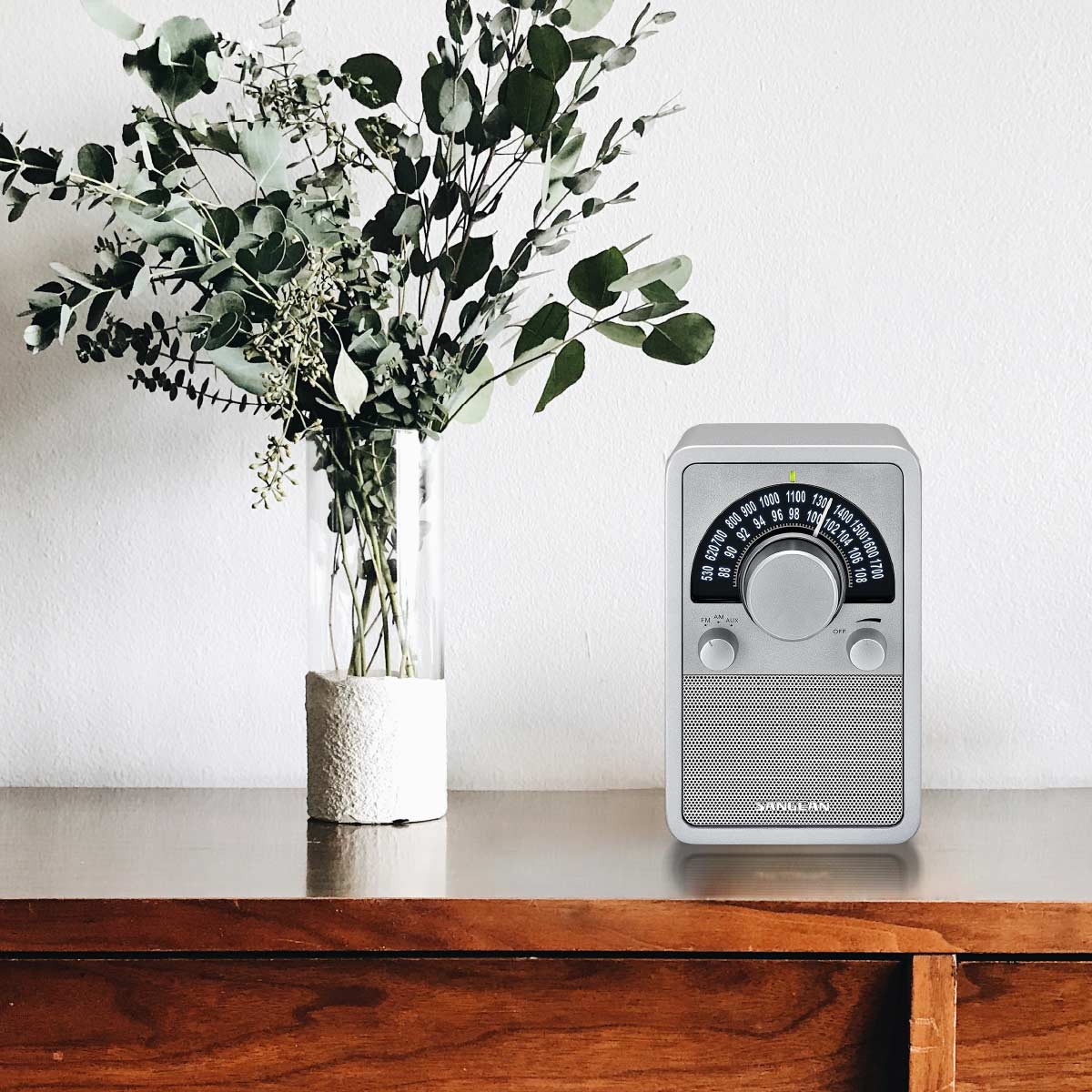 WR-15 AM / FM Wooden Cabinet Radio│SANGEAN Electronics