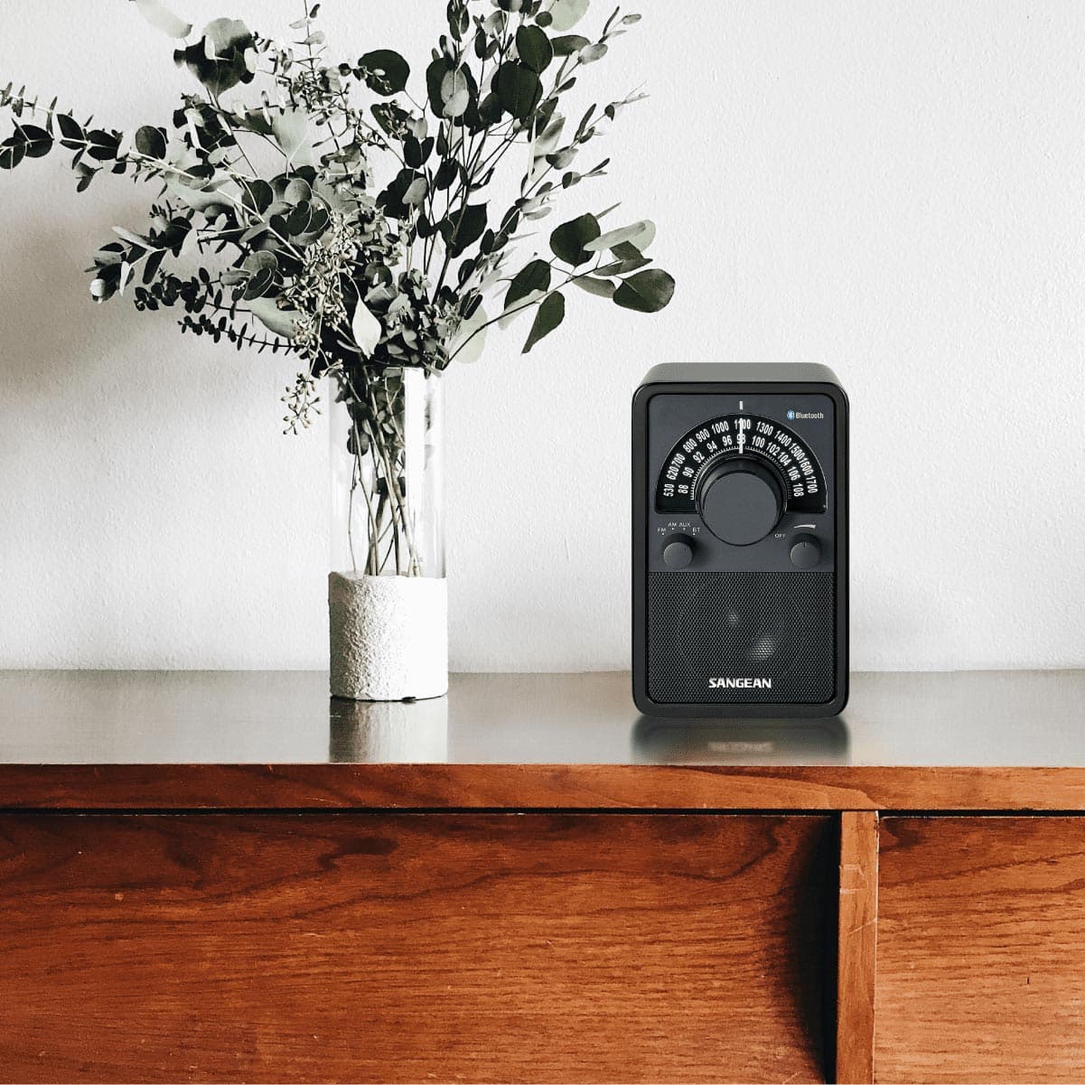 WR-15BT AM/FM/Bluetooth Wooden Cabinet Radio│SANGEAN Electronics