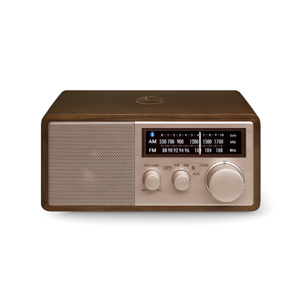 WR-16SE AM/FM/AUX/BT Wooden Cabinet Radio│SANGEAN Electronics
