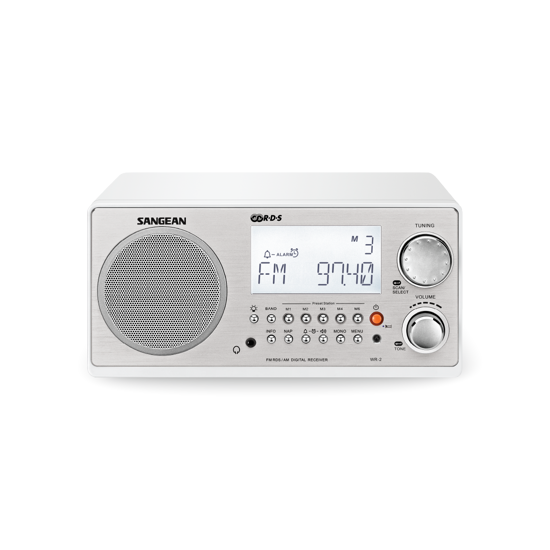 WR-2 AM / FM Wooden Cabinet Radio│SANGEAN Electronics