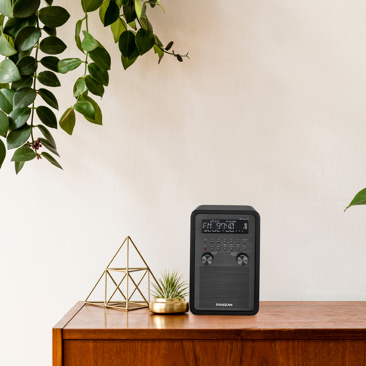 WR-50 AM / FM / BT Wooden Cabinet Radio│SANGEAN Electronics