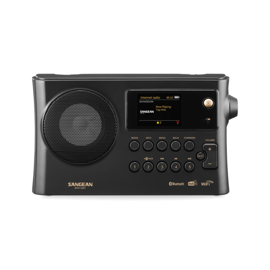 【美品】Sangean WFR-28BTインターネットラジオ/FM-RBDS/黒 WFR-28BT DAB+/FM/BT/Internet/Network Music Digital Radio│SANGEAN