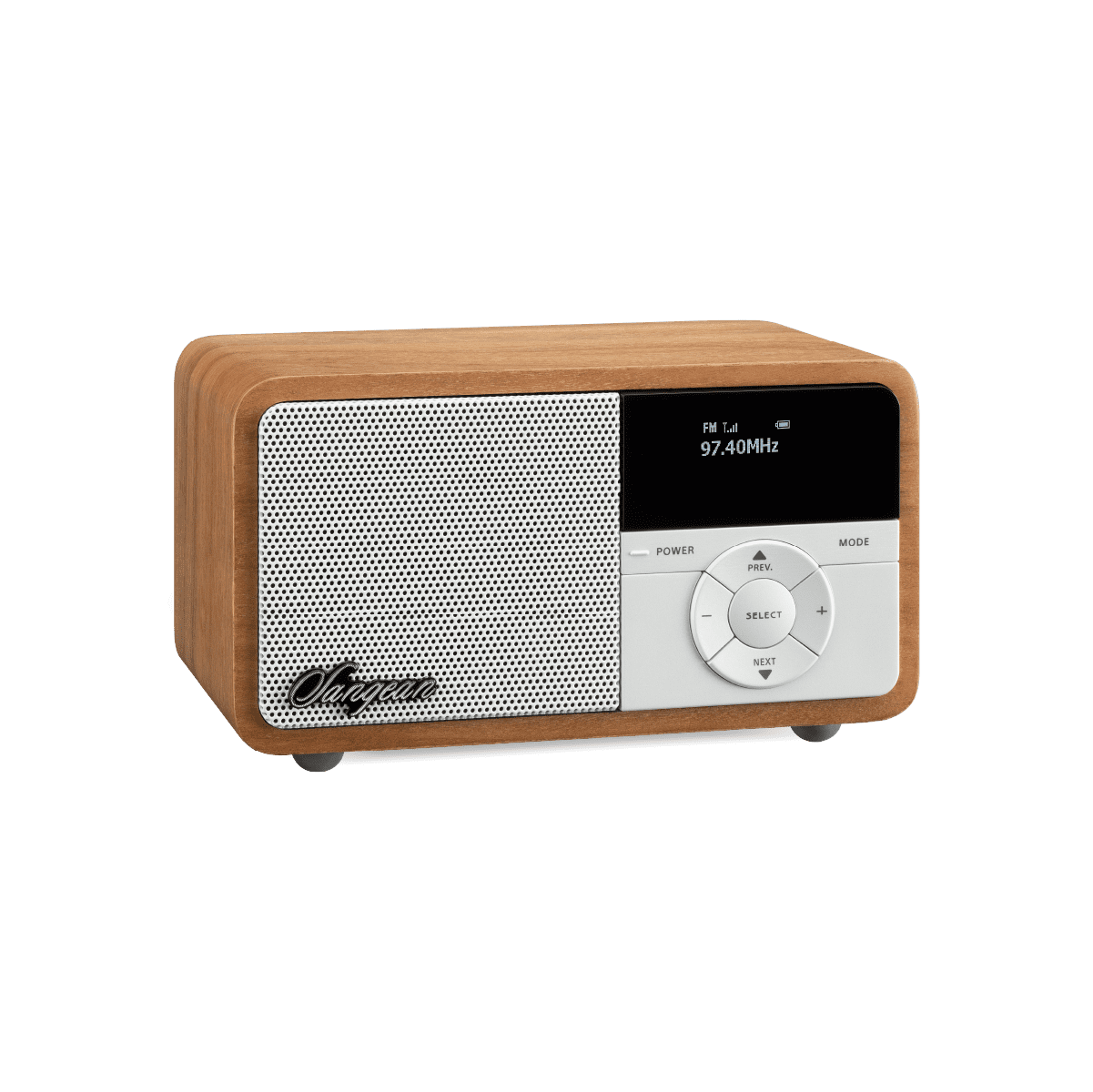 Ddr 7x dab fm bt wooden cabinet radio sangean electronics