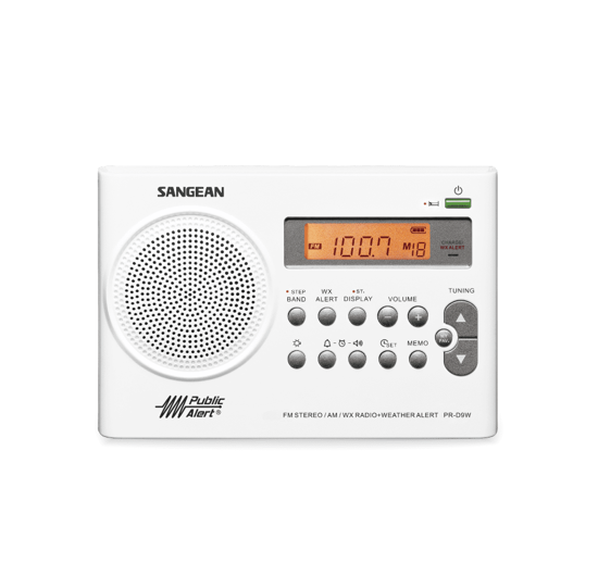 PR-D9W AM / FM / WX Radio│SANGEAN Electronics