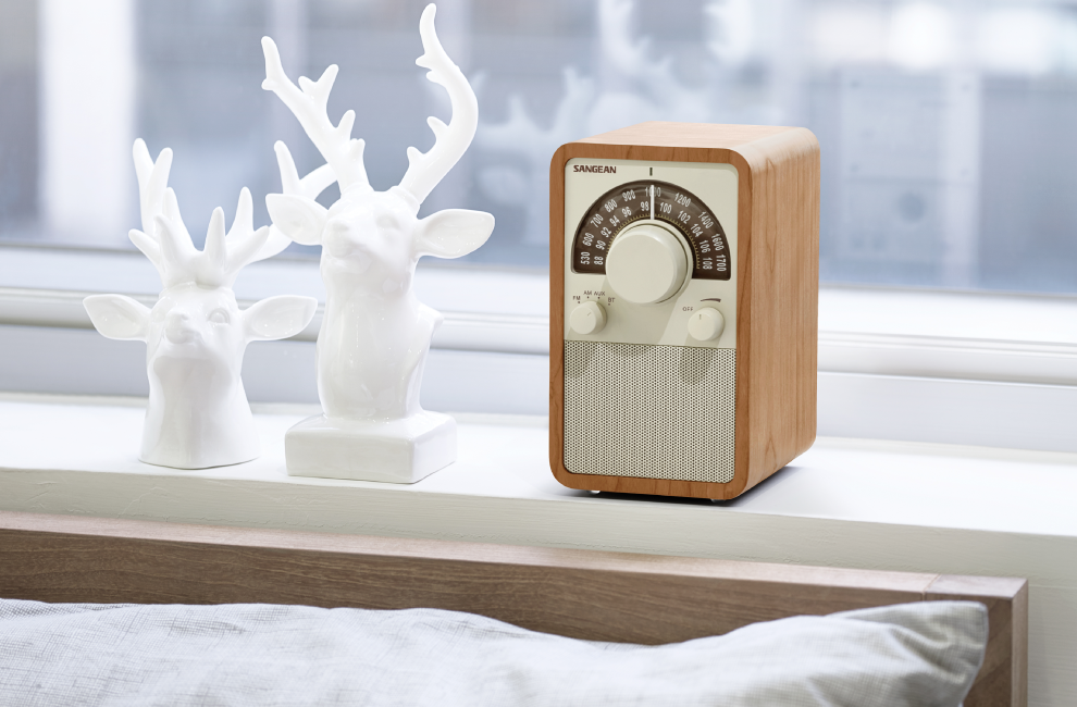 WR-15 AM / FM Wooden Cabinet Radio│SANGEAN Electronics
