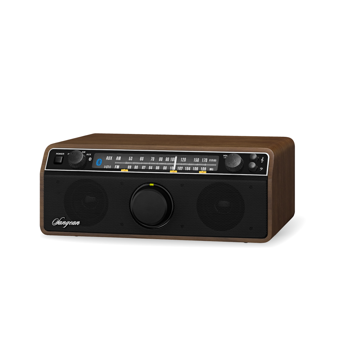 WR-12BT AM/FM/AUX Wooden Cabinet Radio│SANGEAN Electronics