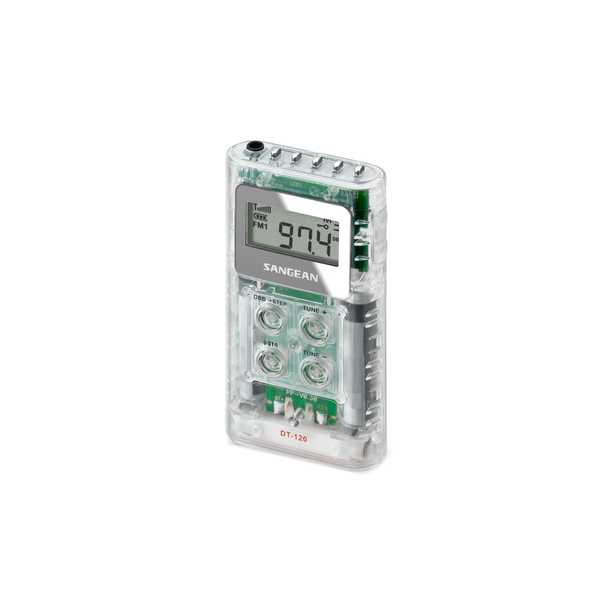 DT120BK BLACK FM/AM  RADIO POCKET SIZE WITH EARPHONES SANGEAN DT-120BK main image 0