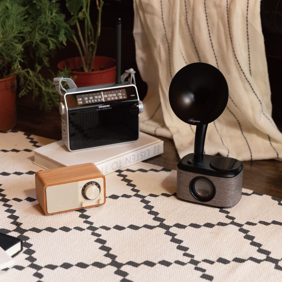 SANGEAN radios, PR-D6, CP-100, WR-7