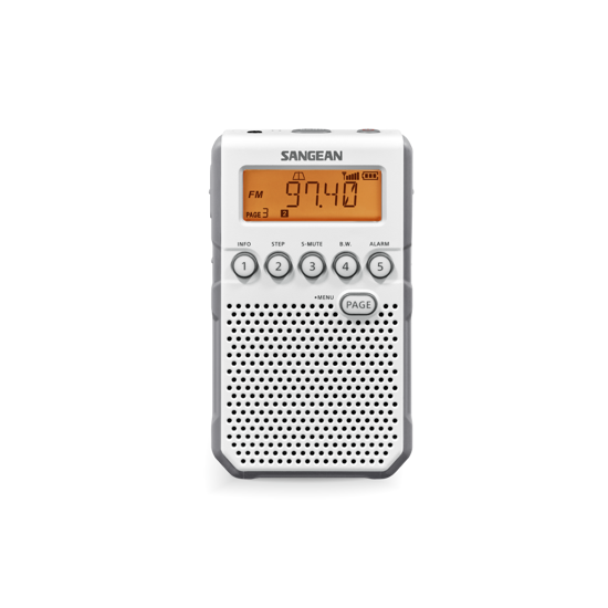 DT-800 AM / FM Rechargeable Pocket Radio│SANGEAN Electronics