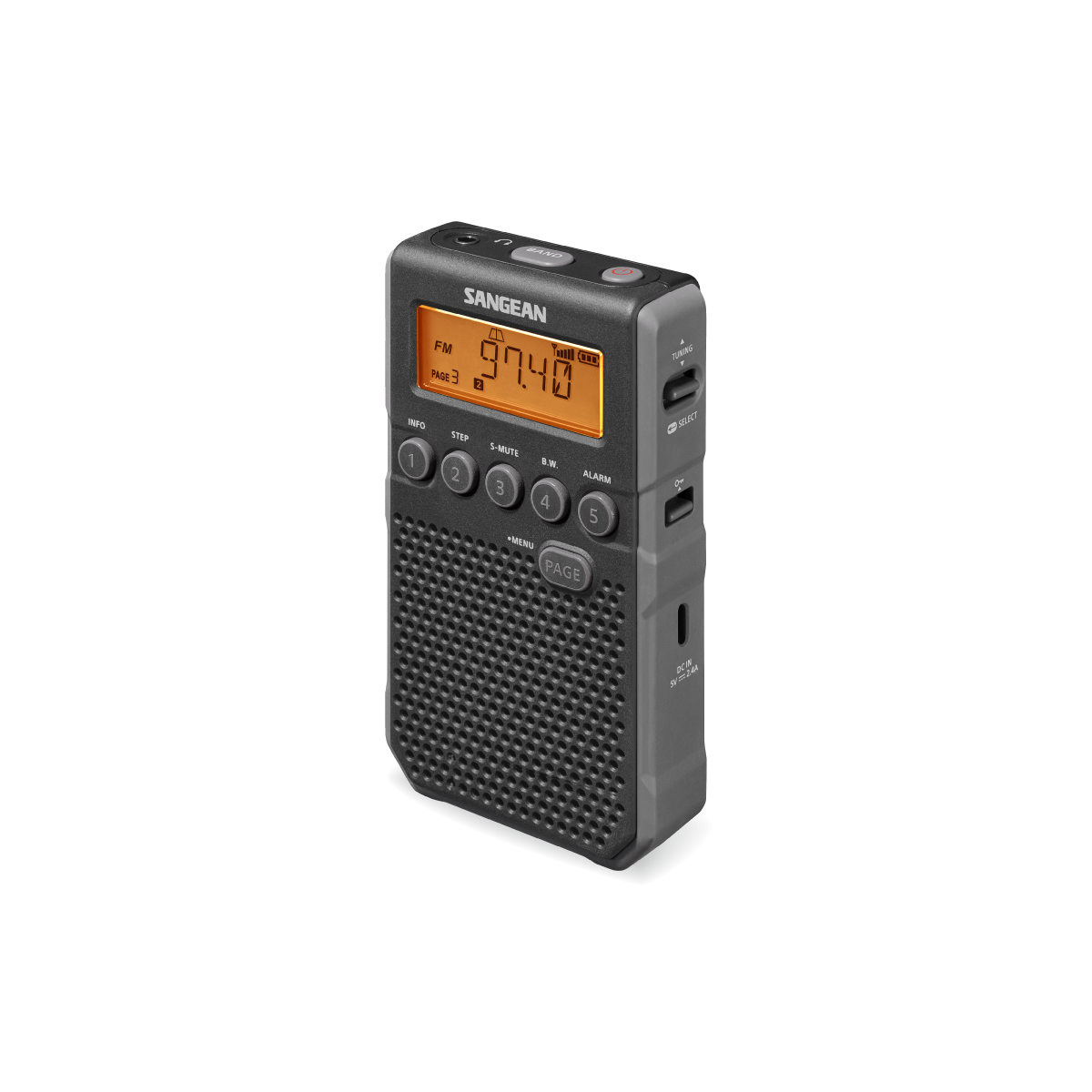DT-800 AM / FM Rechargeable Pocket Radio│SANGEAN Electronics